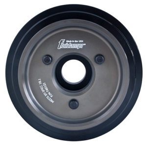 A Dark Grey Color Disc on a Black Disc Front View kept with a white background