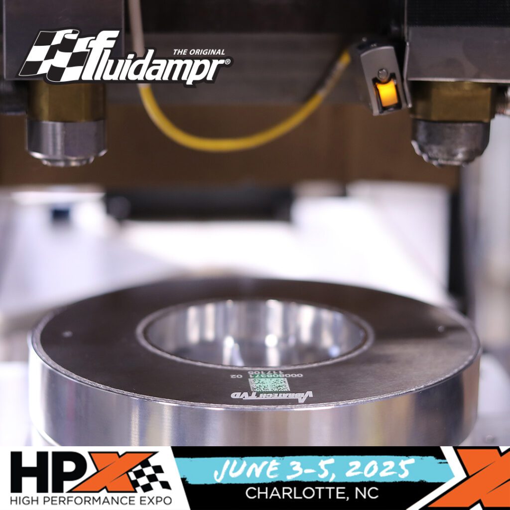 Fluidampr to feature latest performance dampers at the High Performance Expo. June 3-5, 2025. Charlotte, NC