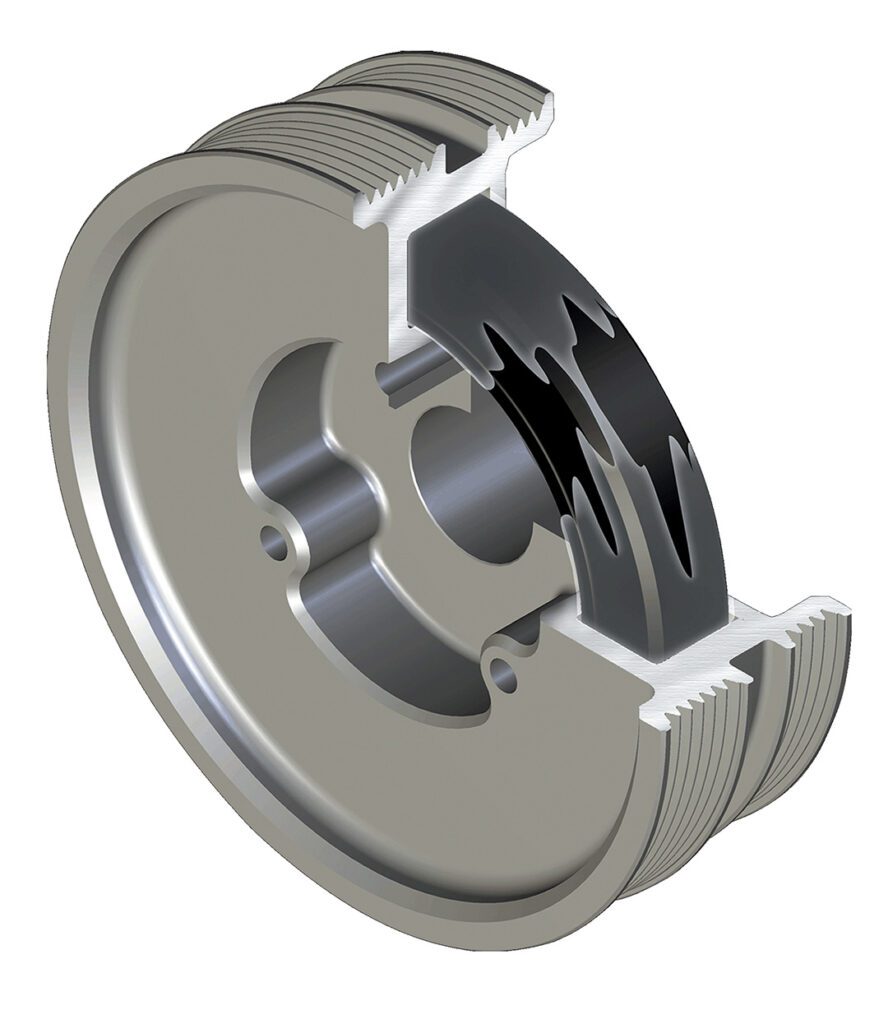 Fluidampr cut-away