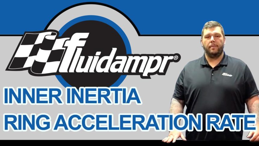 Inner inertia ring acceleration rate.