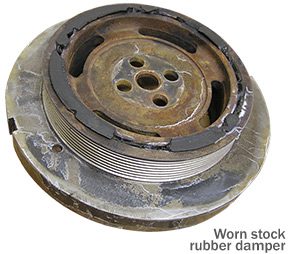 worn stock harmonic balancer